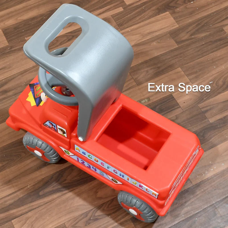 Kids Baby Ride-On Push Car with Musical Horn & Backrest – Perfect Toy for Toddlers