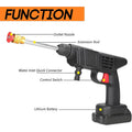 Wireless High Pressure Car Washer Water Spray Gun Double Battery| Rechargeable|(1 Set)