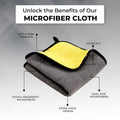 Premium Microfiber Cleaning Cloth, Towel (40x30 cm / 1 Pc)