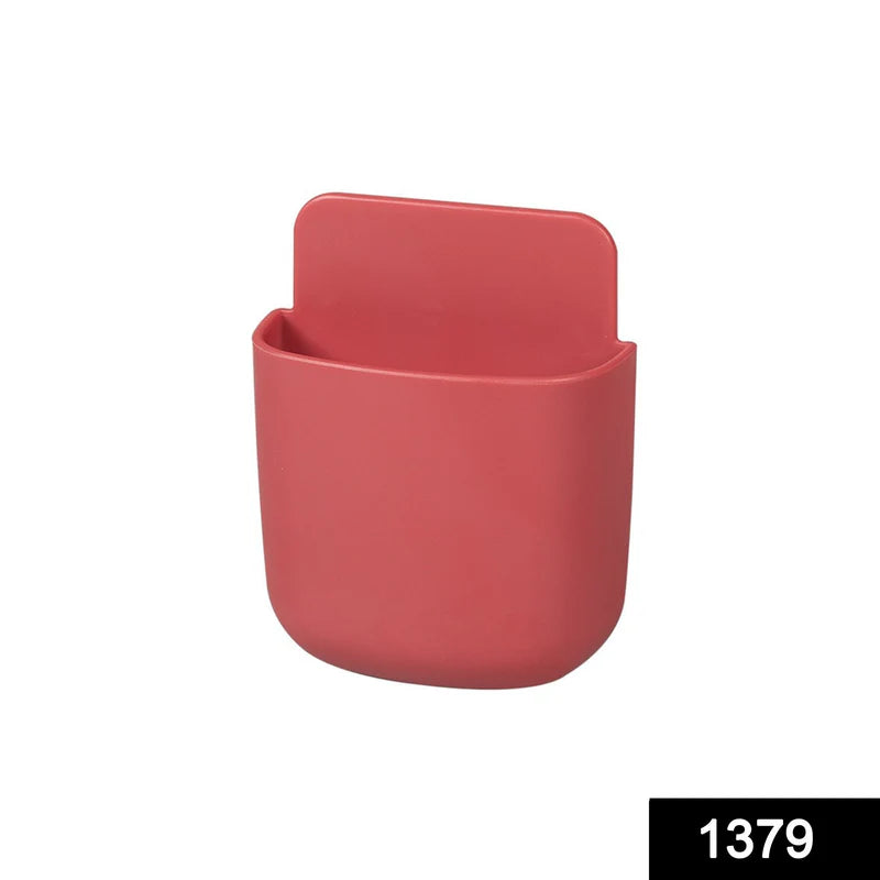 Wall Mounted Storage Case with Mobile Phone Charging Port Plug Holder